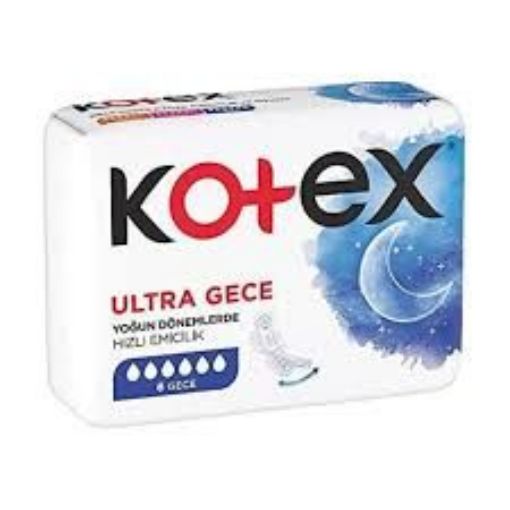 KOTEX ULTRA SINGLE GECE 6LI. ürün görseli