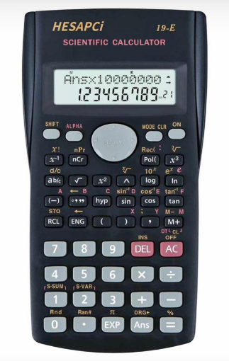 CIRACI HESAP MAKİNESİ, 19E, TAM FONKSİYON. ürün görseli