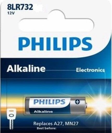 PHILIPS ALKALINE 12.0V 1-BLISTER (8LR732P5B/10. ürün görseli