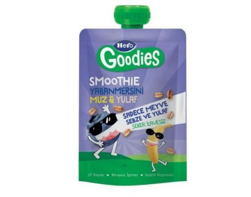 HERO GOODIES 100GR YABAN MERSINI MUZ&YULAF. ürün görseli