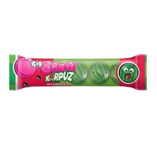 BIGBABOL TOZ DOLGULU 20G KARPUZ AROMALI. ürün görseli