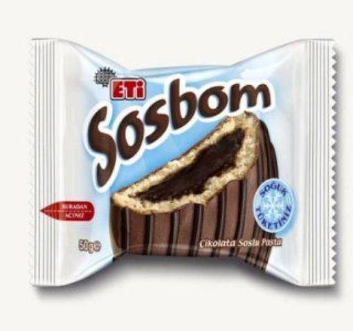 ETI SOS BOM 50GR CIKOLATALI 6205397. ürün görseli
