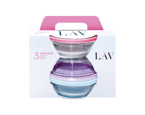 LAV KAPAKLI KASE 3LU MST243. ürün görseli