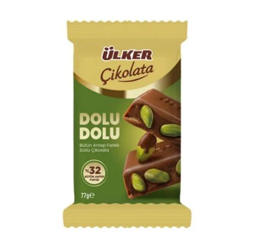 ULKER TABLET 77GR %32 DOLU A.FISTIKLI SUTLU CIK.. ürün görseli