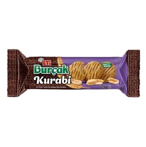 ETI BURCAK 75GR KURABI YER FISTIK TAHINLI. ürün görseli