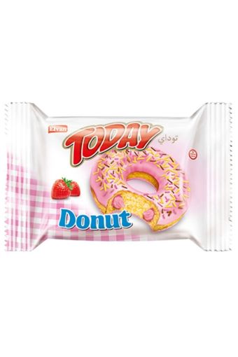 ELVAN TODAY DONUT KEK 35GR CILEKLI. ürün görseli