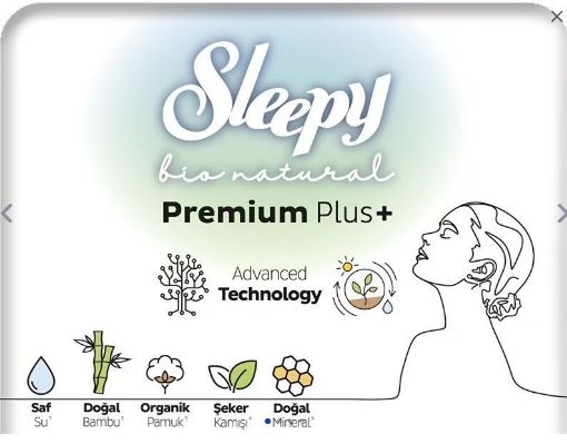 SLEEPY BIO NATURAL MEGA GECE 30LU. ürün görseli