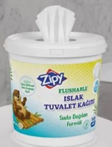 ALMILA ZIPY TUVALET KAGIDI ISLAK 500 YAPRAK. ürün görseli