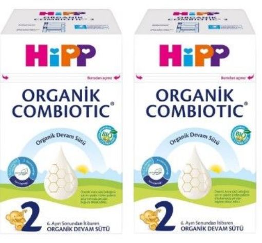 HIPP ORGANIK DEVAM SUTU 2*600GR 2NO COMBIOTIC. ürün görseli