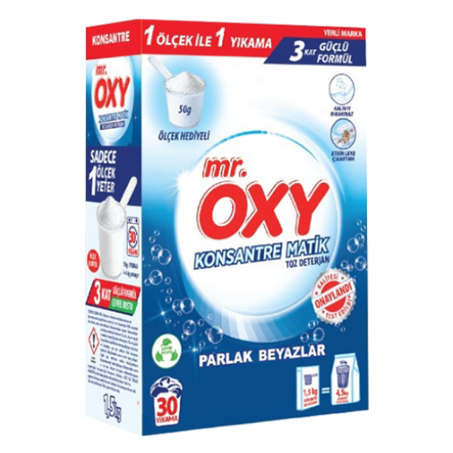 OXY MATIK 1,5KG KONSANTRE BEYAZLAR. ürün görseli