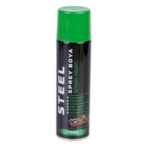 STEEL SPREY BOYA YESIL 200ML. ürün görseli
