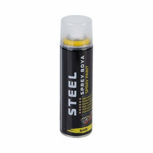 STEEL SPREY BOYA SARI 200ML. ürün görseli