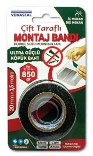 NM KMB2015 CIFT TARAFLI KOPUK MON  BANDI  20MM X 1. ürün görseli